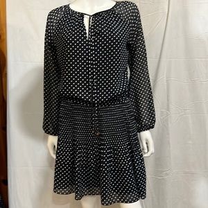 Michael Kors  Navy polka Dot Dress